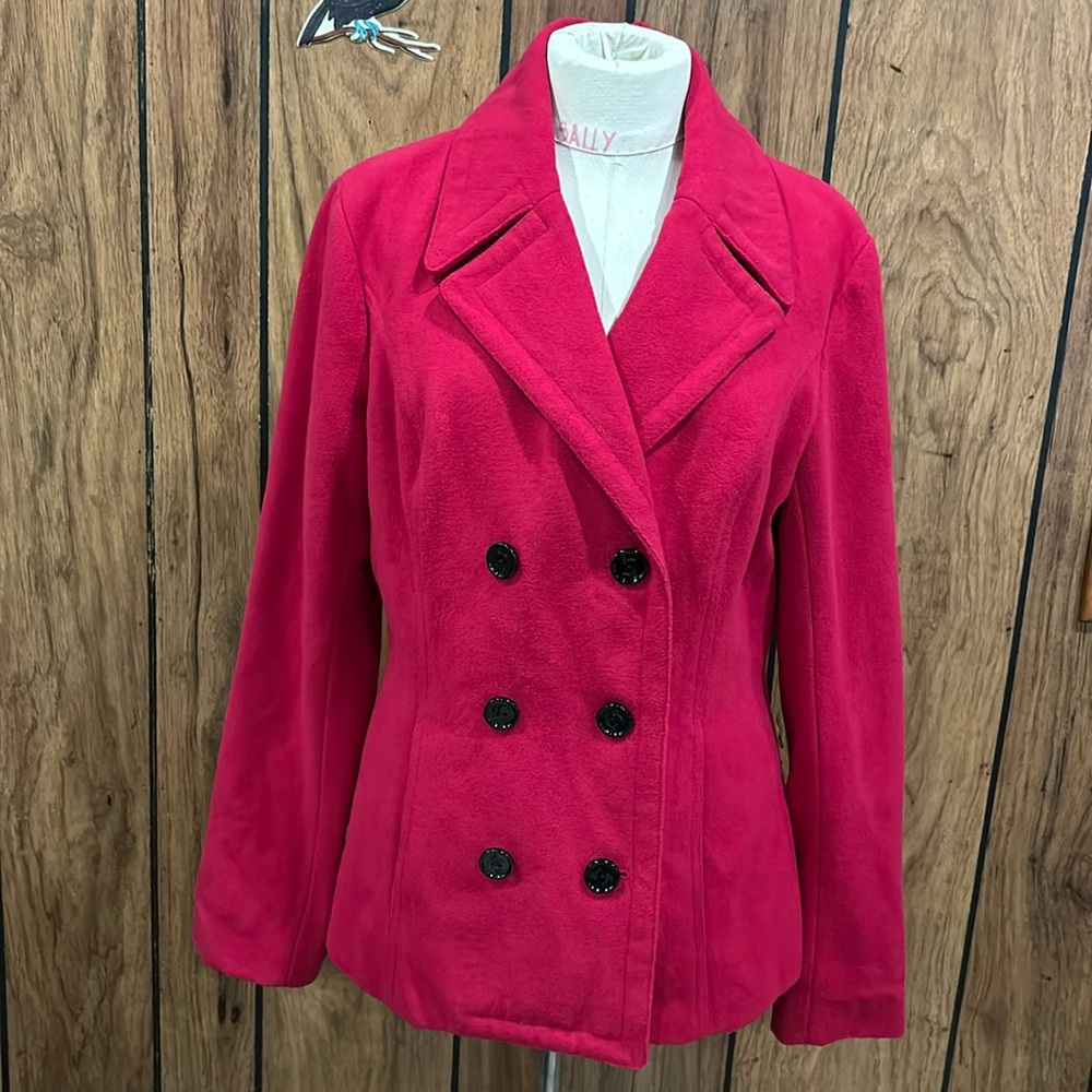 Women’s Guess Los Angeles Pink Fuchsia Winter Coat Size